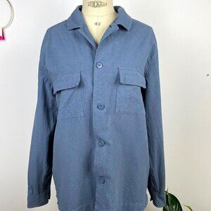 Frank & Oak Linen Button Dow Shirt